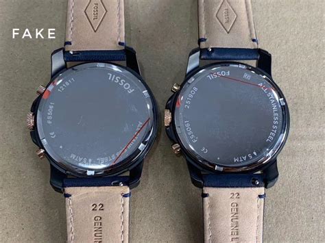 fossil watch fake vs original|fossil watches first copy.